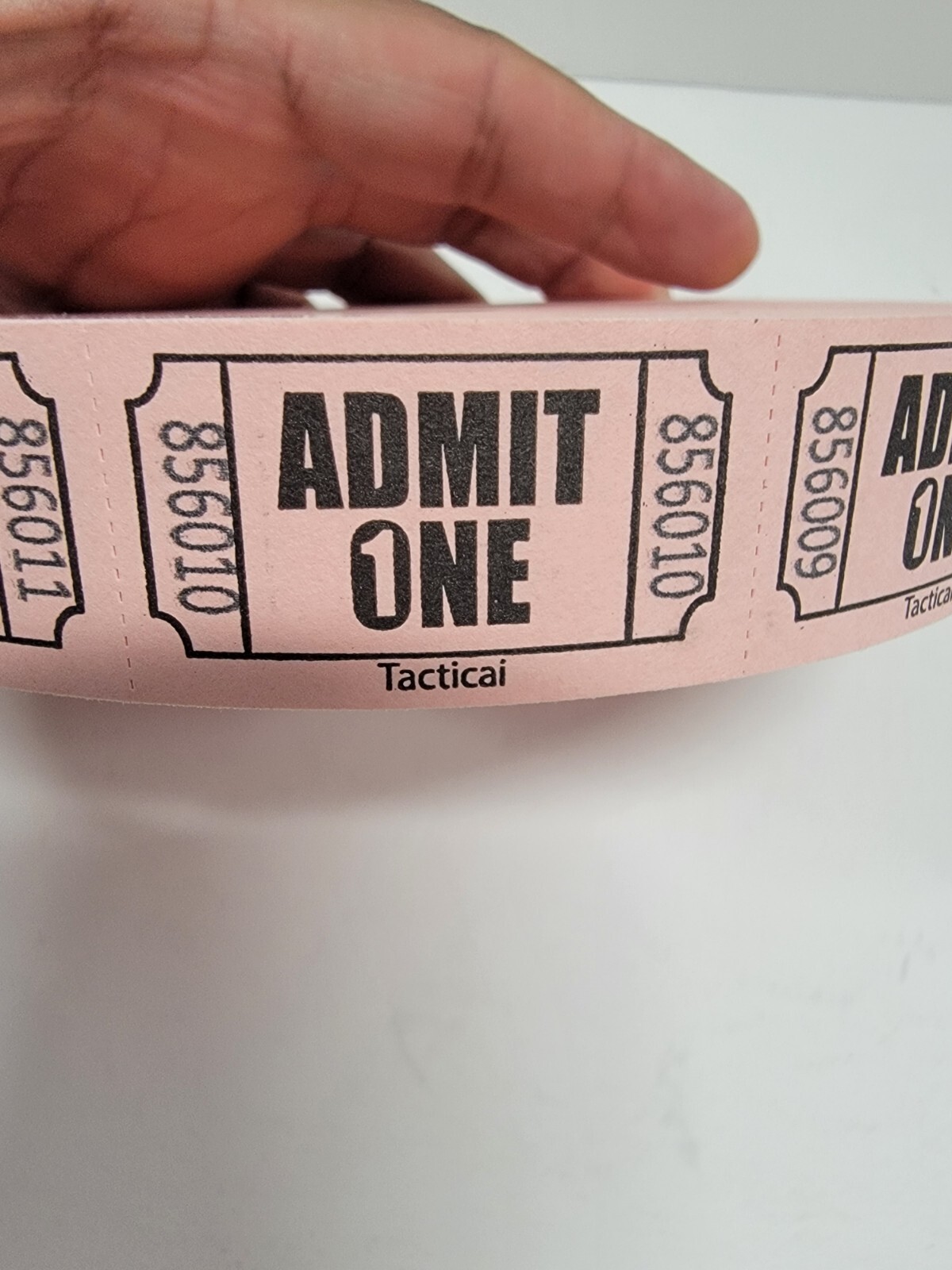 1 Roll 2,000 PINK Admit One Tickets Carnival Fun Fair Festival Raffle Entrance