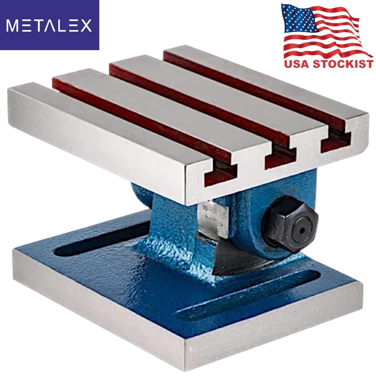 8" x 10" Swivel Angle Plate Tilts 0° to 90° One Side Horizontal To Vertical USA