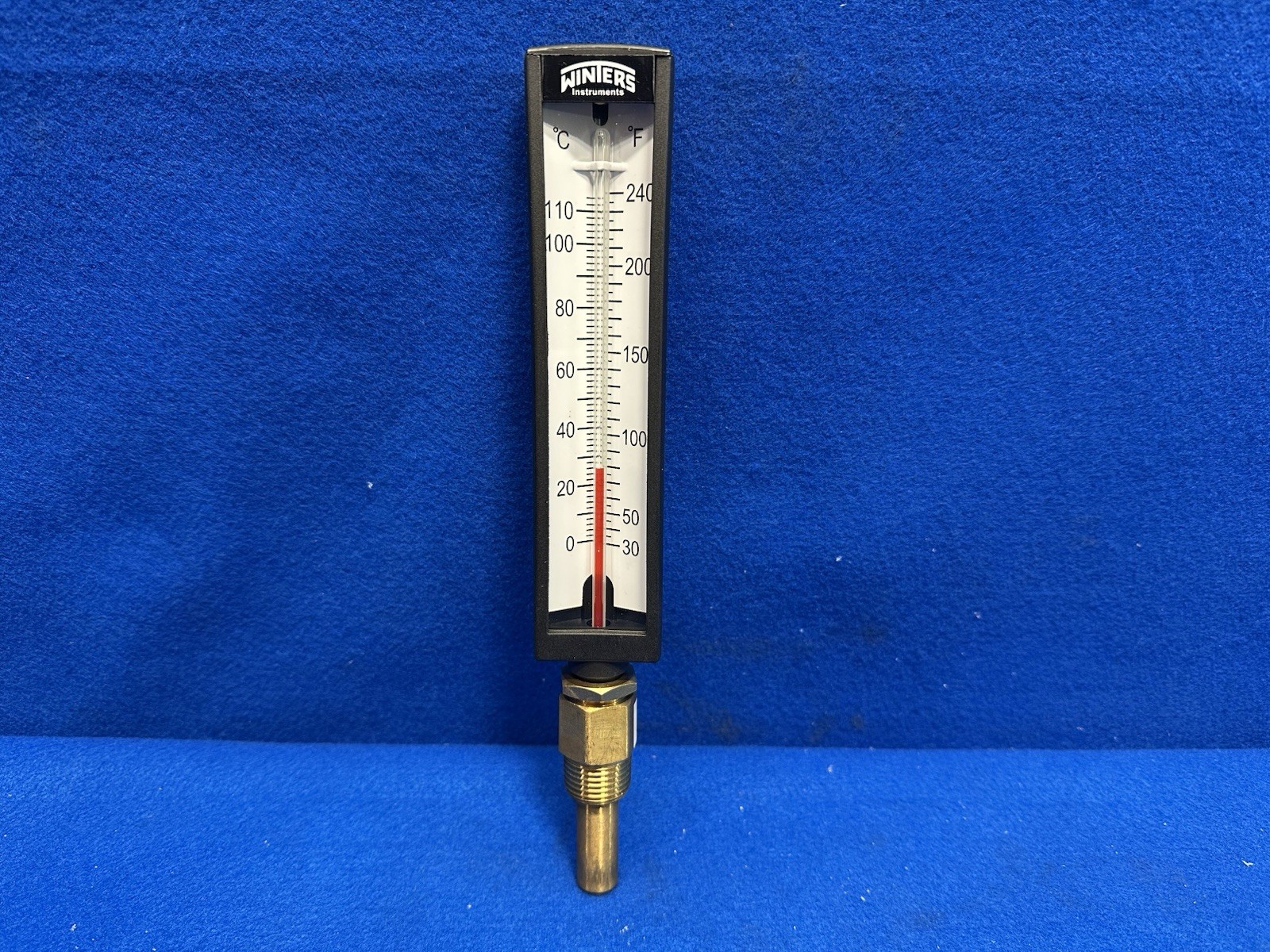 Winters Tas132lf. Thermometer, Analog, 30 To 240 Deg