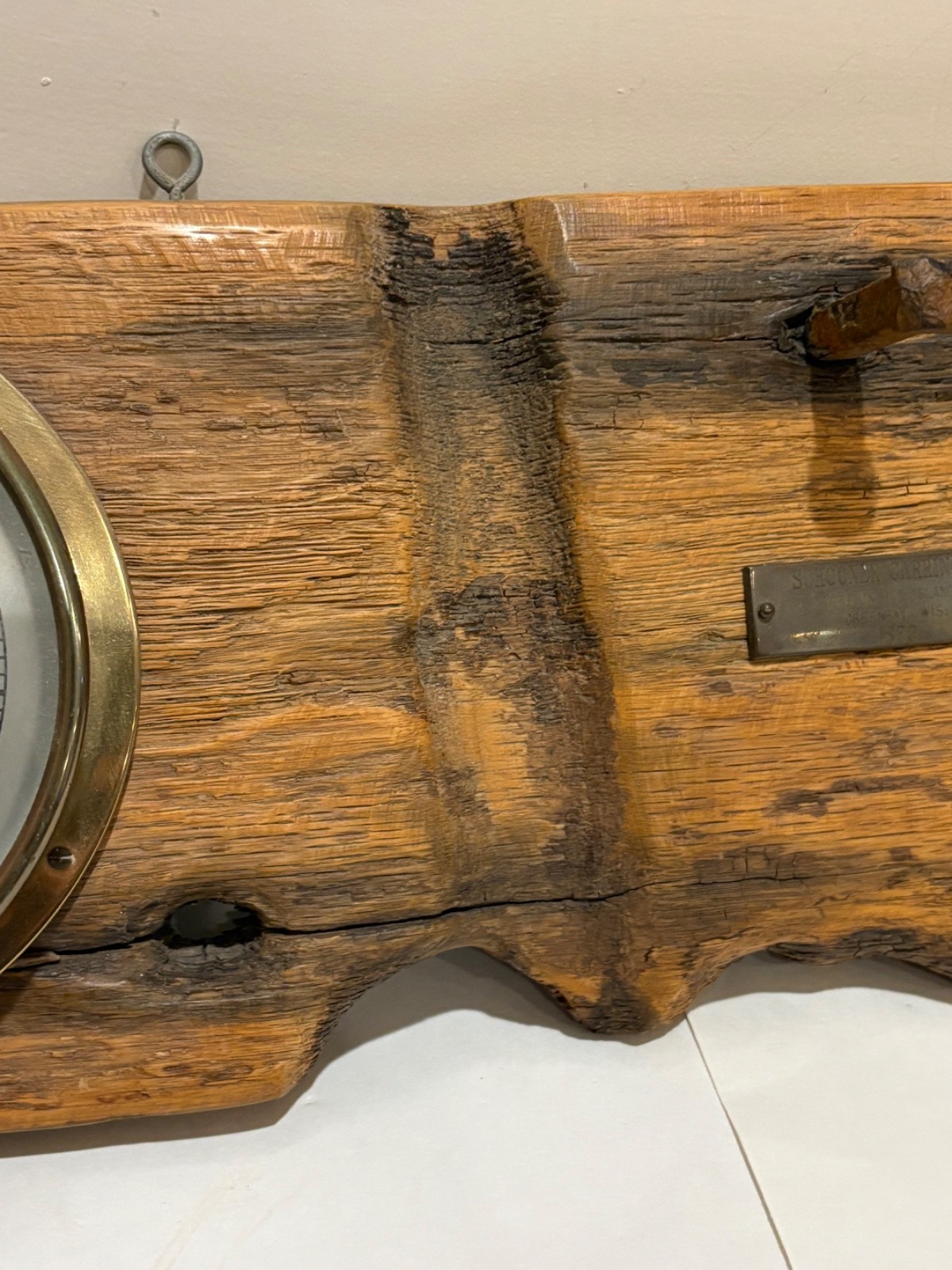 1870 Great Lakes shipwreck artifact, Lufft thermometer, barometer, hydrometer