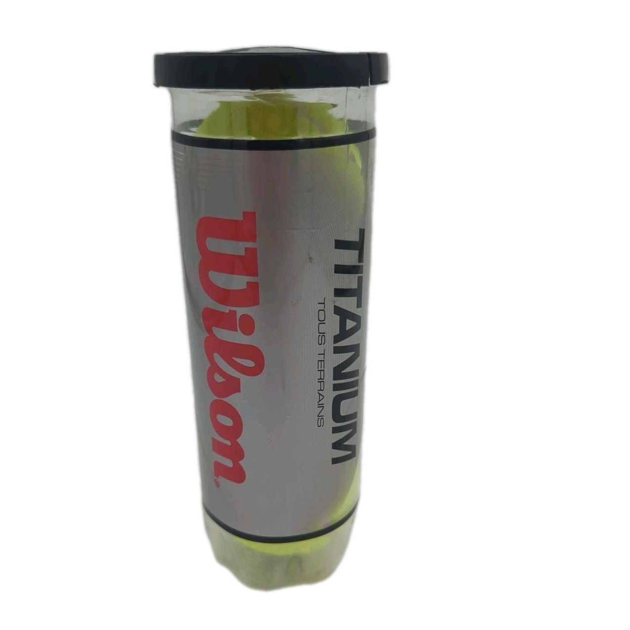 Wilson Titanium All Court Surfaces Tennis Balls (3 in 1 can) Open Box