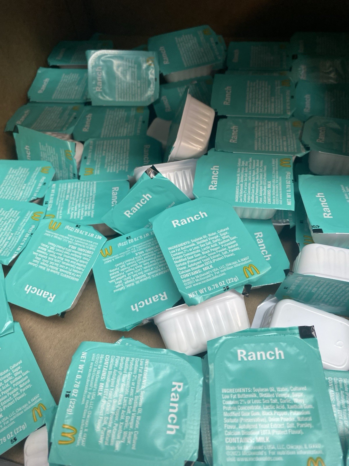 McDonald’s Mix Lot Of Dipping Sauces (Lot Of 50)