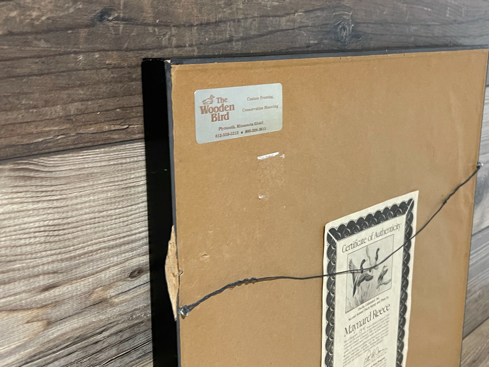 1985 Ducks Unlimited Duck Wildlife Conservation Print **MAYNARD REECE**