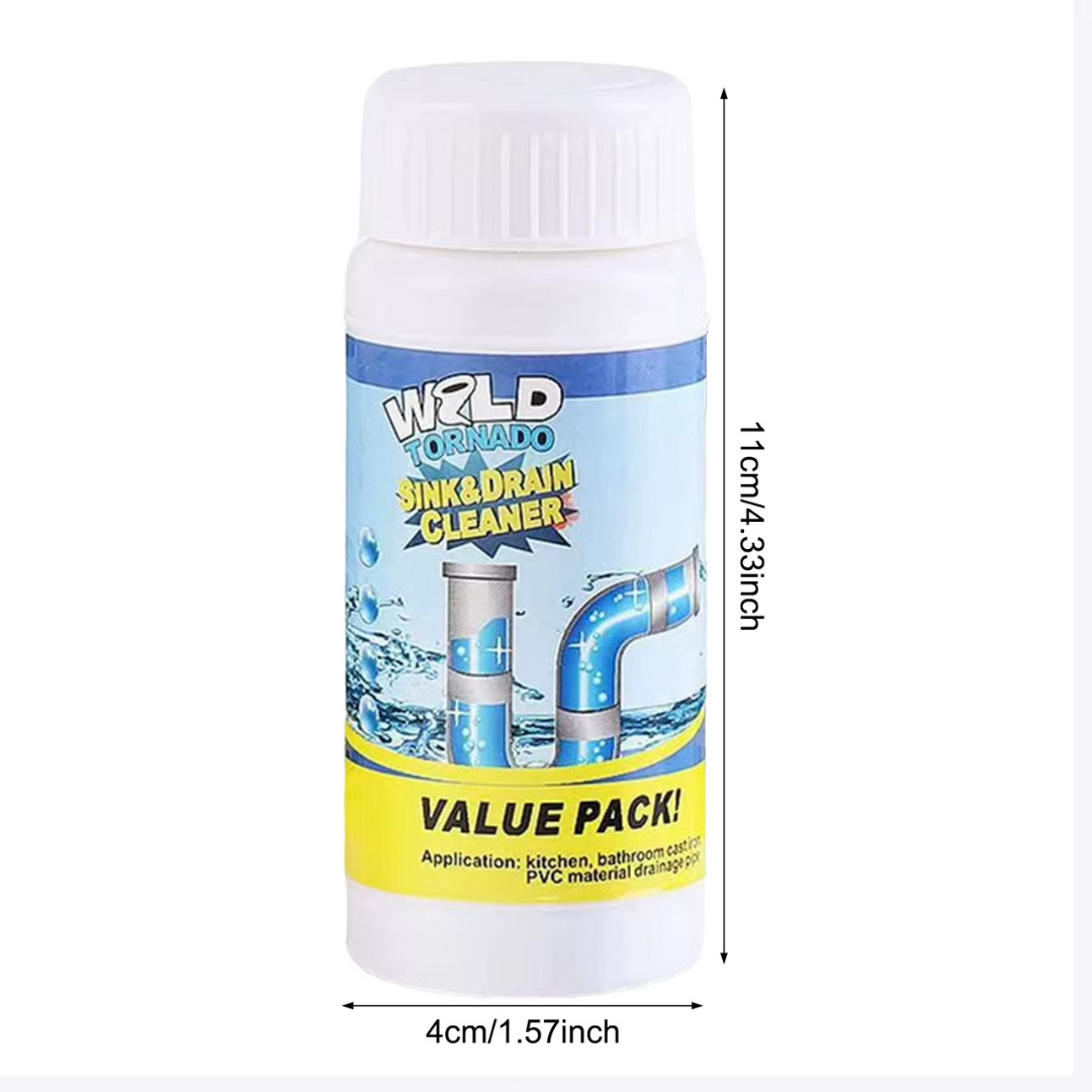 1~5x Wild Tornado Powerful Sink Drain Cleaner High Efficiency Clogging Cleaner