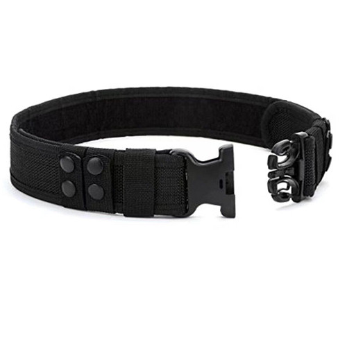 New BLACK Tactical EMT Security Police SWAT Duty Utility Belt Size 32, 34, 36
