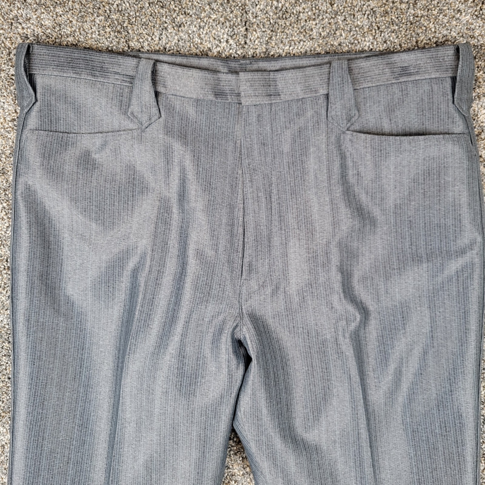 Vintage Pagano West Dress Pants Mens 40 Gray Westerner Swedish Wrap Unhemmed NWT