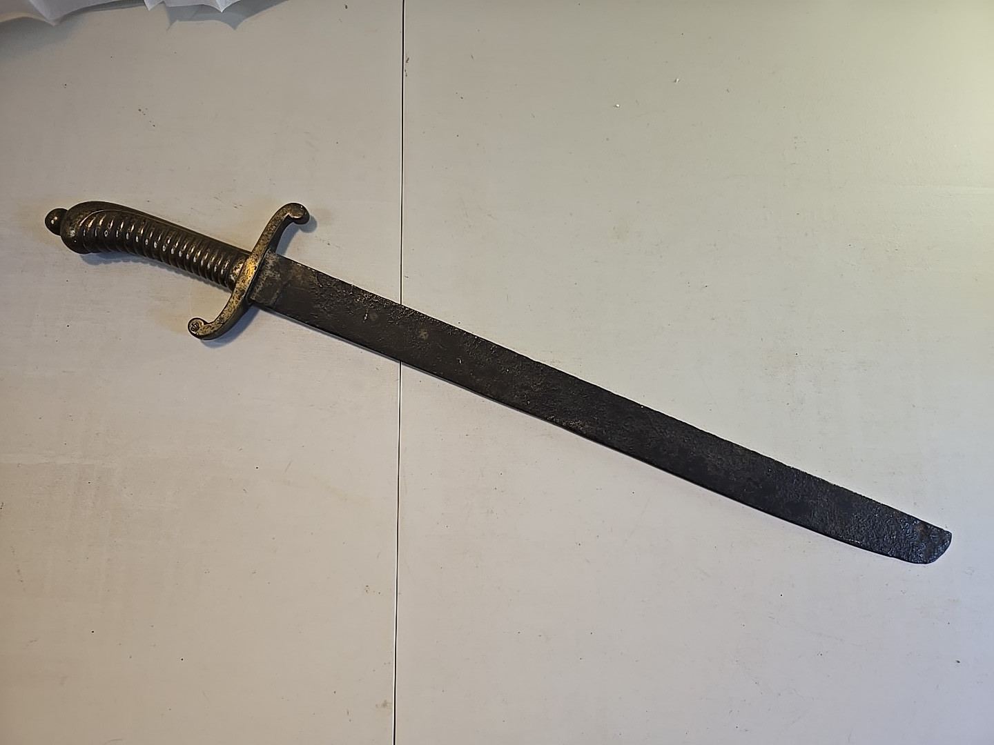 Model 1845 German Prussian Infantry Fusilier Falchion Hanger Short Sword Saber