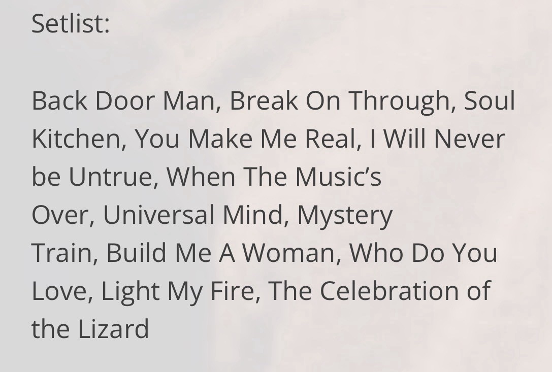 1969 THE DOORS AQUARIUS THEATRE HOLLYWOOD CONCERT TICKET STUB LIVE RECORDING DAY