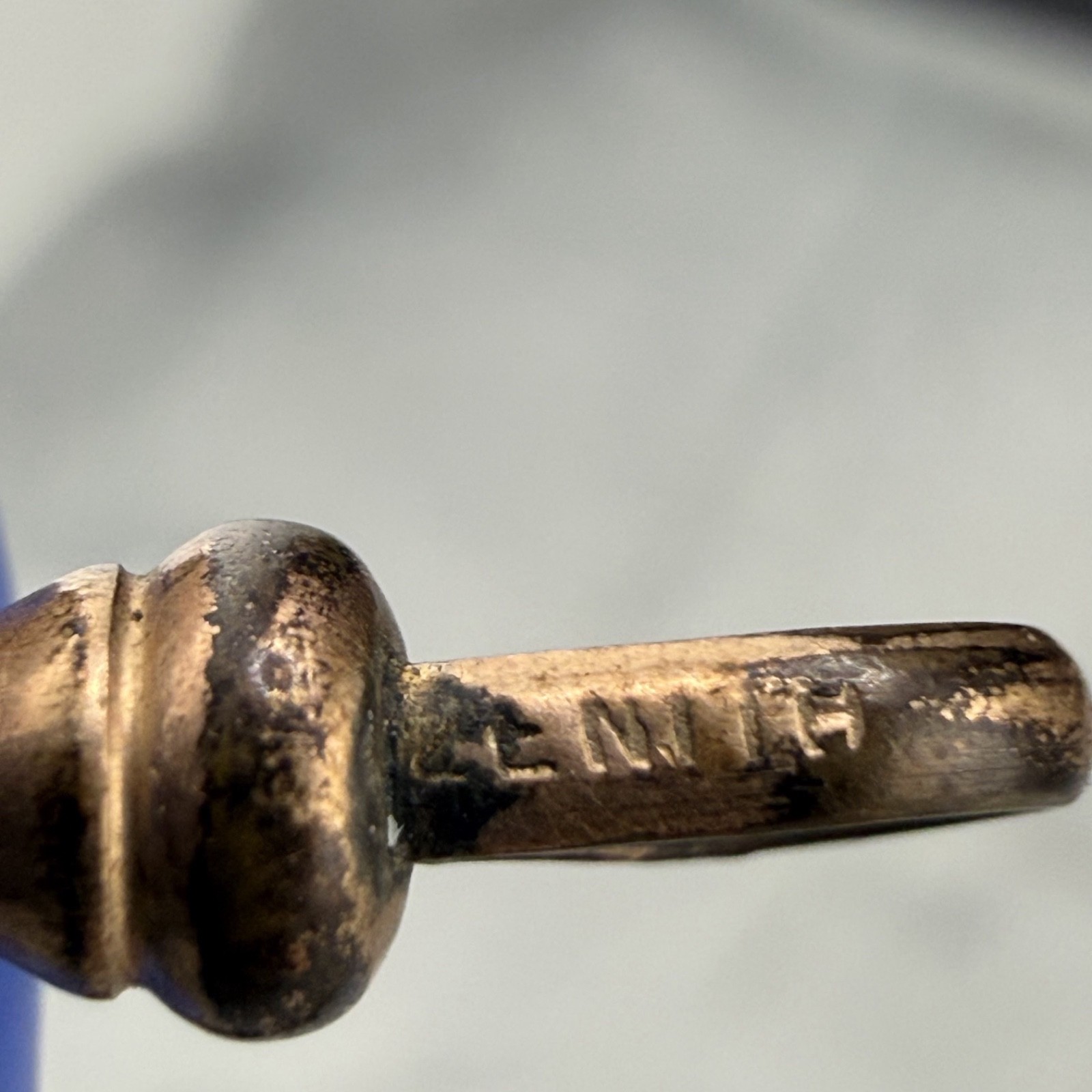 Vintage Signed Pocket Watch Chain 14”