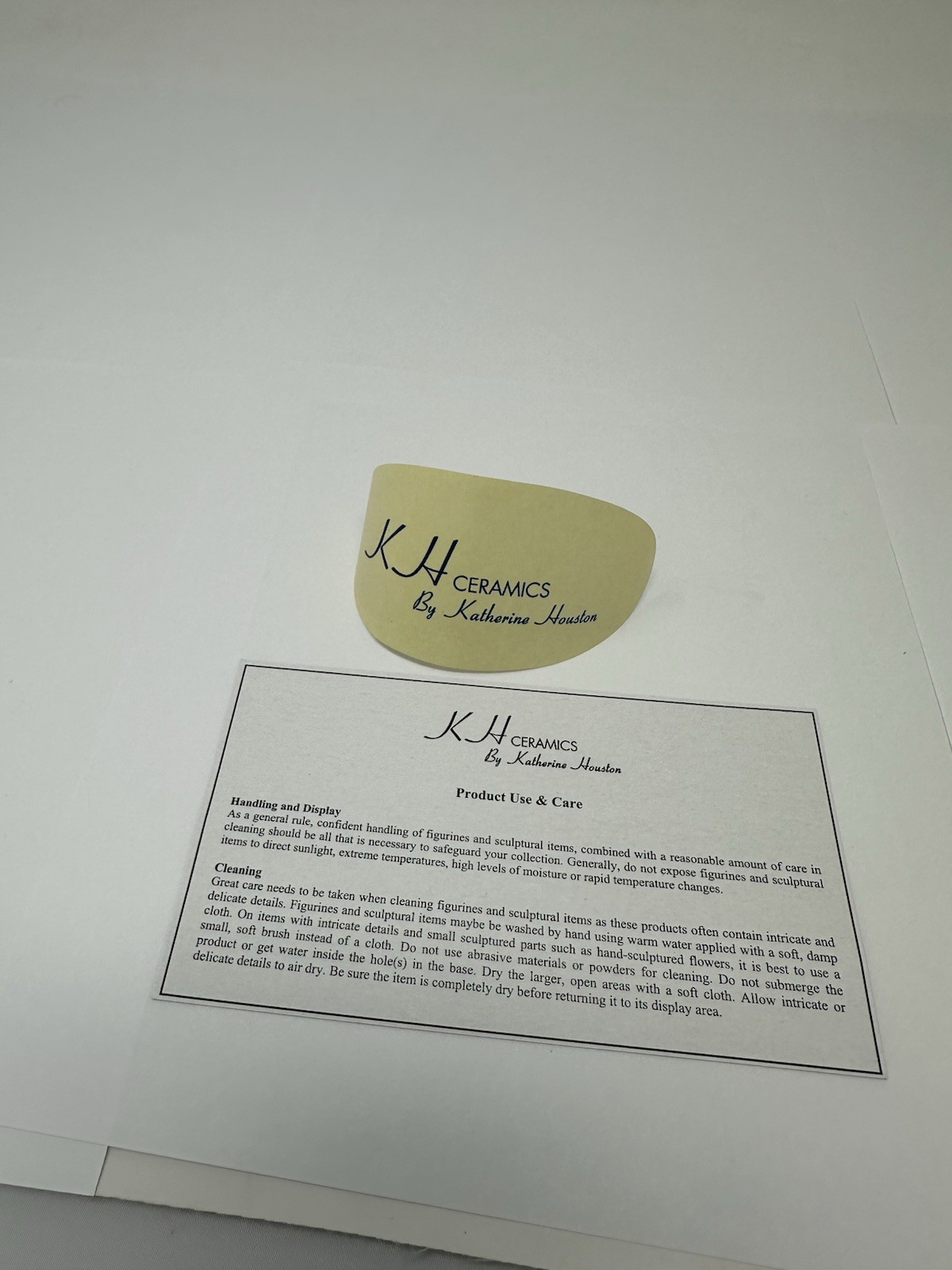 Katherine Houston KHO Porcelain Peaches 1997 Hand Painted Ceramic NEW/ BOX!!!