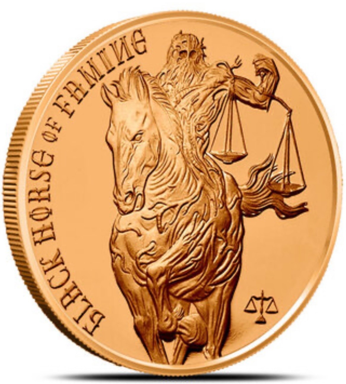 4 coin set .999 1 oz copper 4 Horsemen of the Apocalypse series from Provident