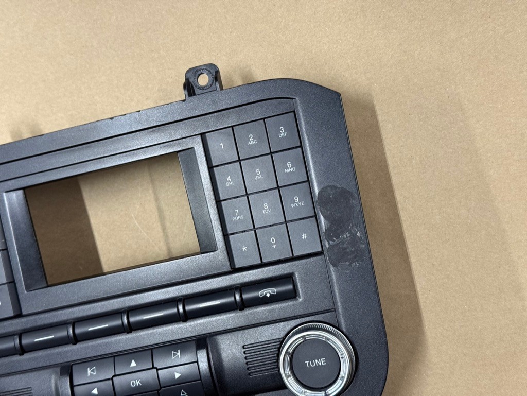 2015-2017 Ford Mustang GT Face Plate Radio Trim Piece - OEM