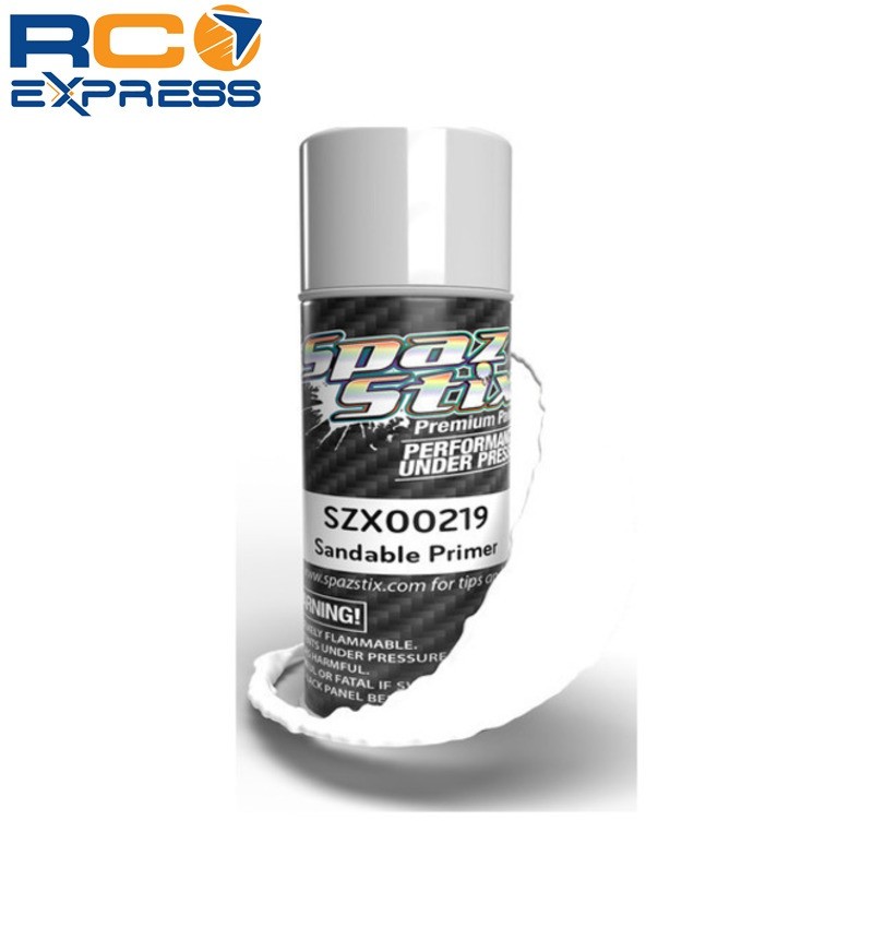 Spaz Stix High Gloss Black/Backer Aerosol Paint 3.5oz Can SZX00119