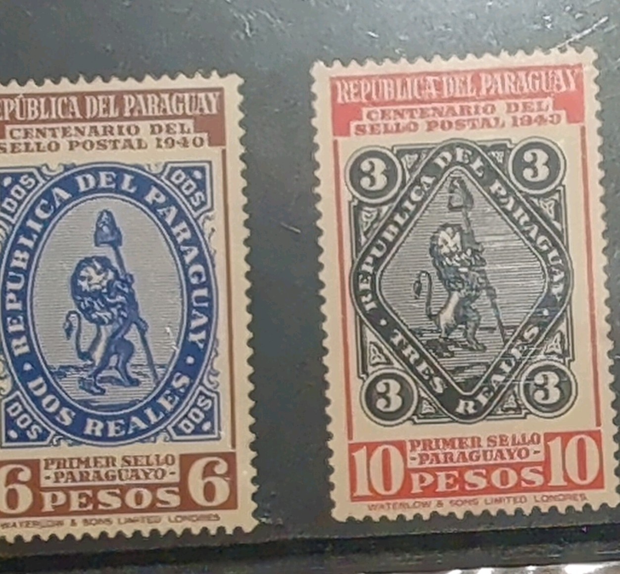 Paraguay 378-81 stamps on stamps 1940 set of four "Stamp Centenary"