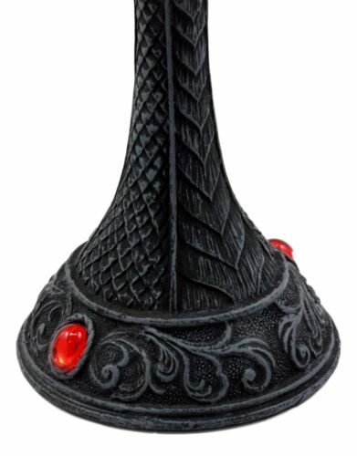 Medieval Wizard's Blood Alchemy Tall Twin Dragons Wine Goblet Chalice 6oz