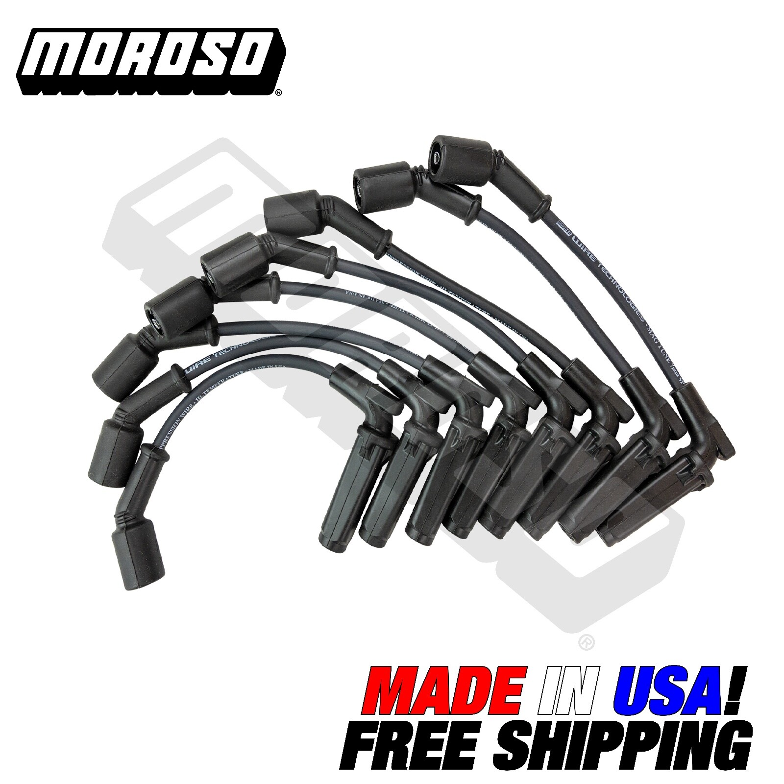 MOROSO LS SPARK PLUG IGNITION WIRE 11" CHEVY GMC CADILLAC 4.8L 5.3L 6.0L 6.2L