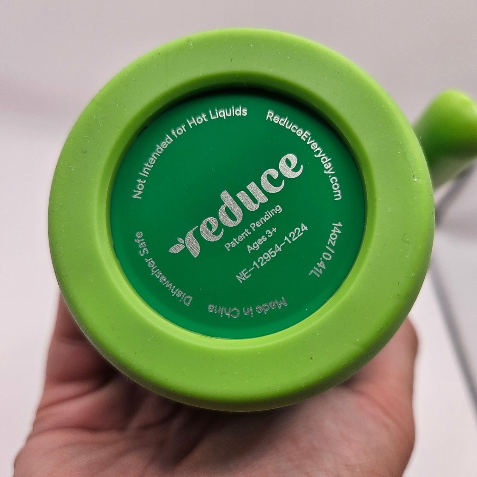 REDUCE 14oz GREEN COLDEE VACUUM INSULATED STAINLESS STEEL STRAW TUMBLER