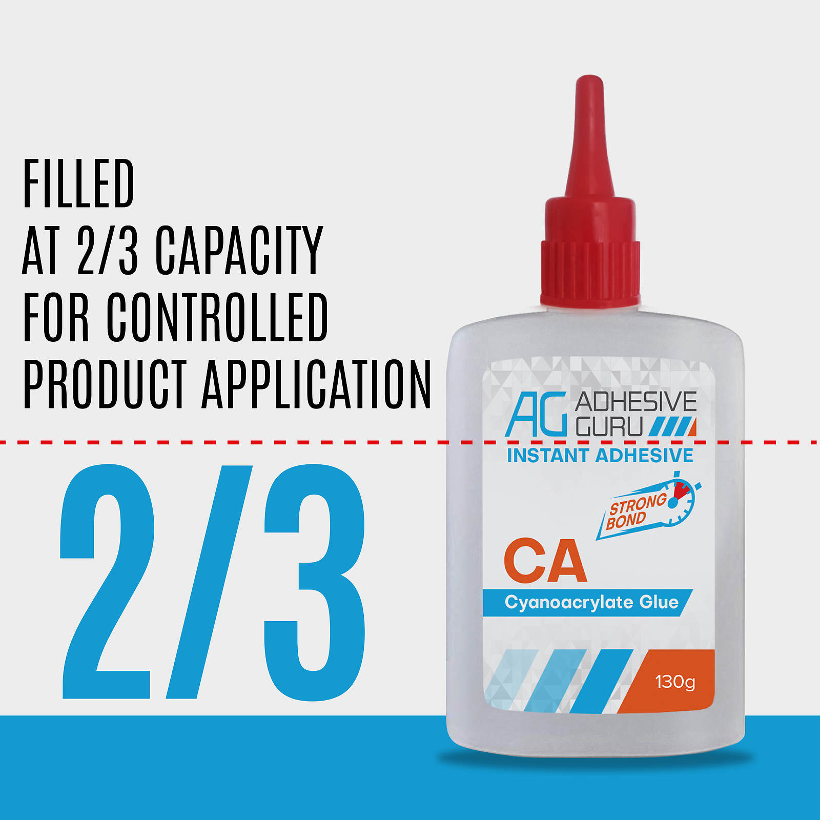 Adhesive Guru Super Ca Glue with Activator (2x4.5 oz-2x16.9 fl oz) 2 Pk