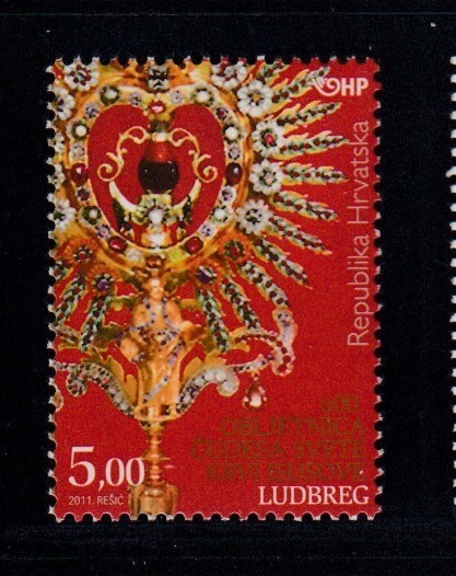 CROATIA Miracles of Precious Blood of Jesus, Ludbreg MNH stamp