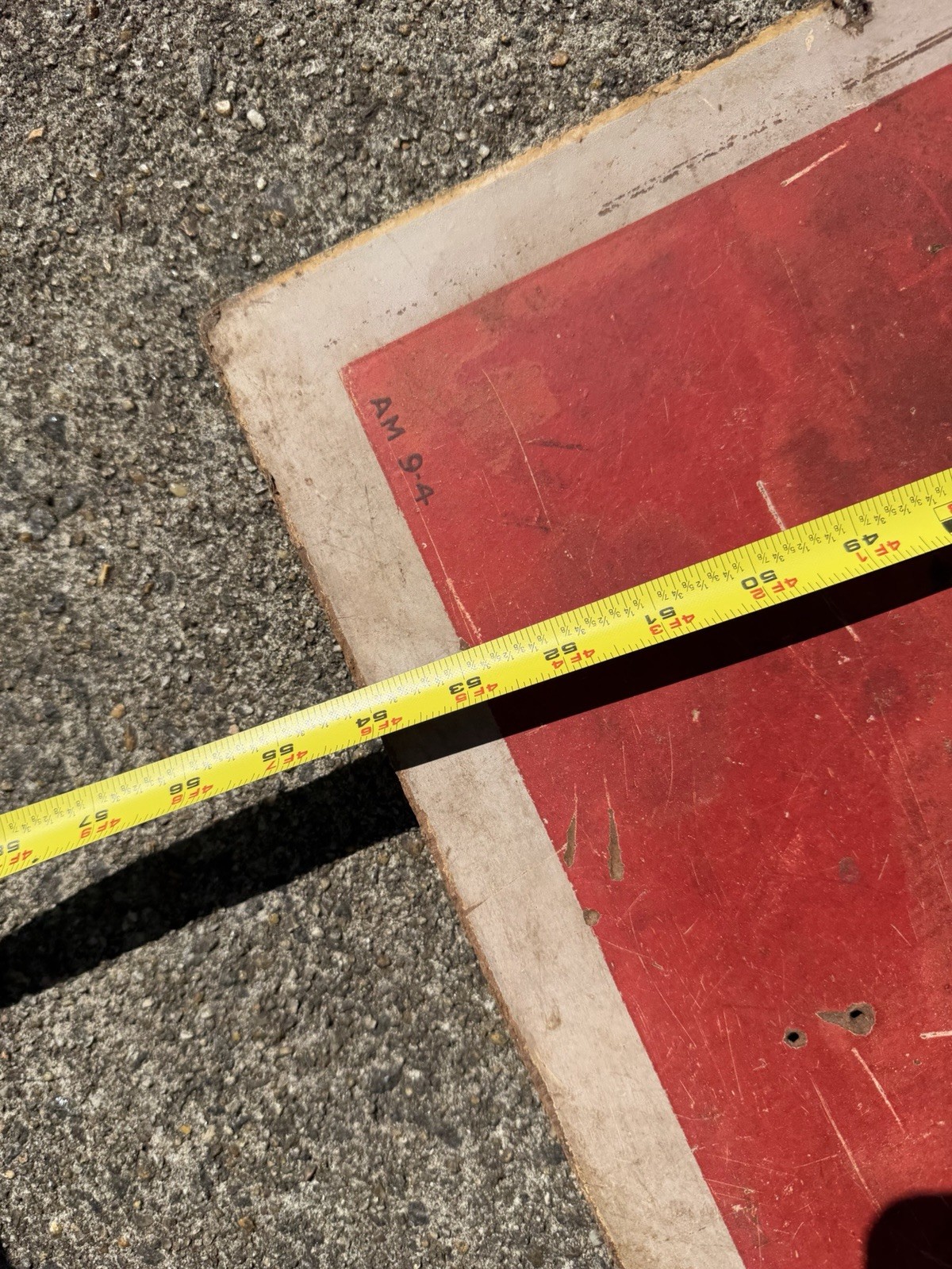 1940s ? Coca-Cola Pause Drink Coke Pressboard Sign Vintage 18” X 54”