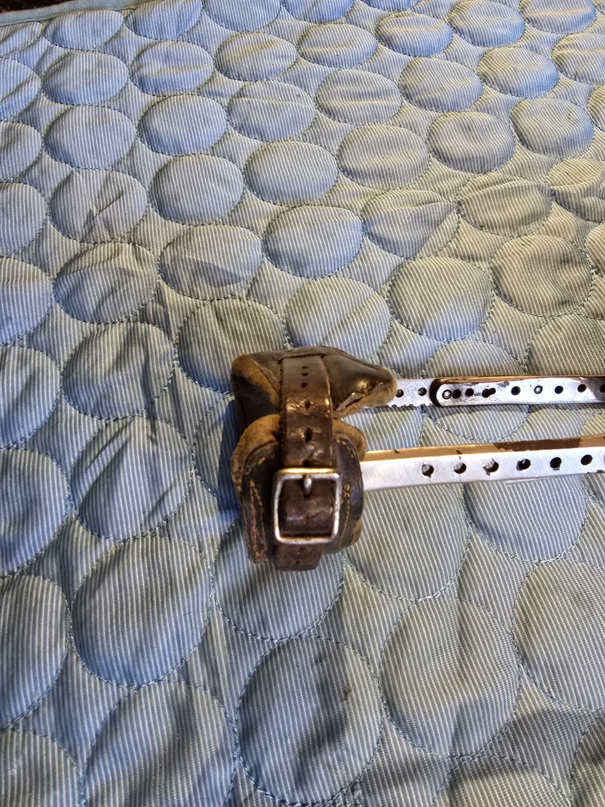 Vintage Polio Leg Brace – Leather & Steel Orthopedic Brace – Medical History