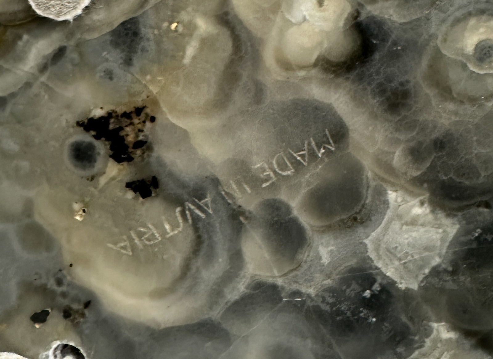 Franz Bergmann Austrian Gilt Bronze and Grey Agate Borzoi Dog Tray c1920