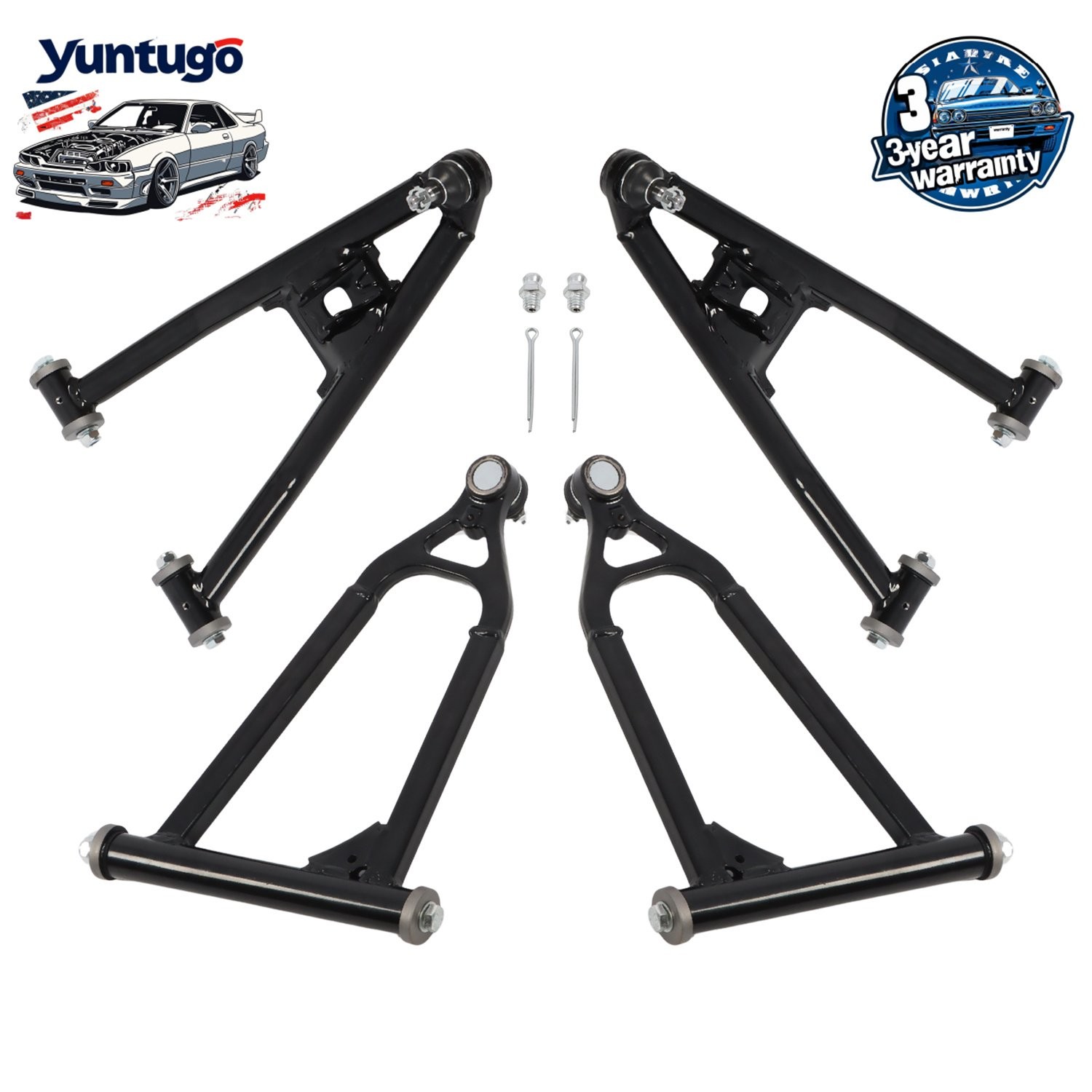 Front Upper Lower Left Right A-Arm For Yamaha Raptor 700 YFM700R 2006-09