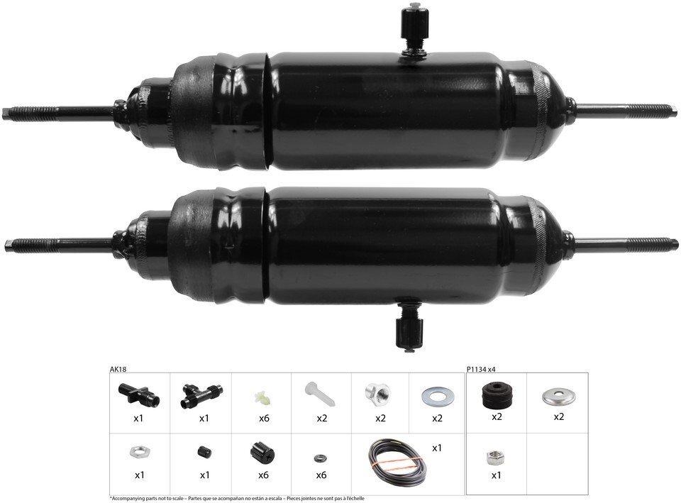 Monroe MA705 Rear Left and Right Max-Air Shock Absorbers For Ford Mustang