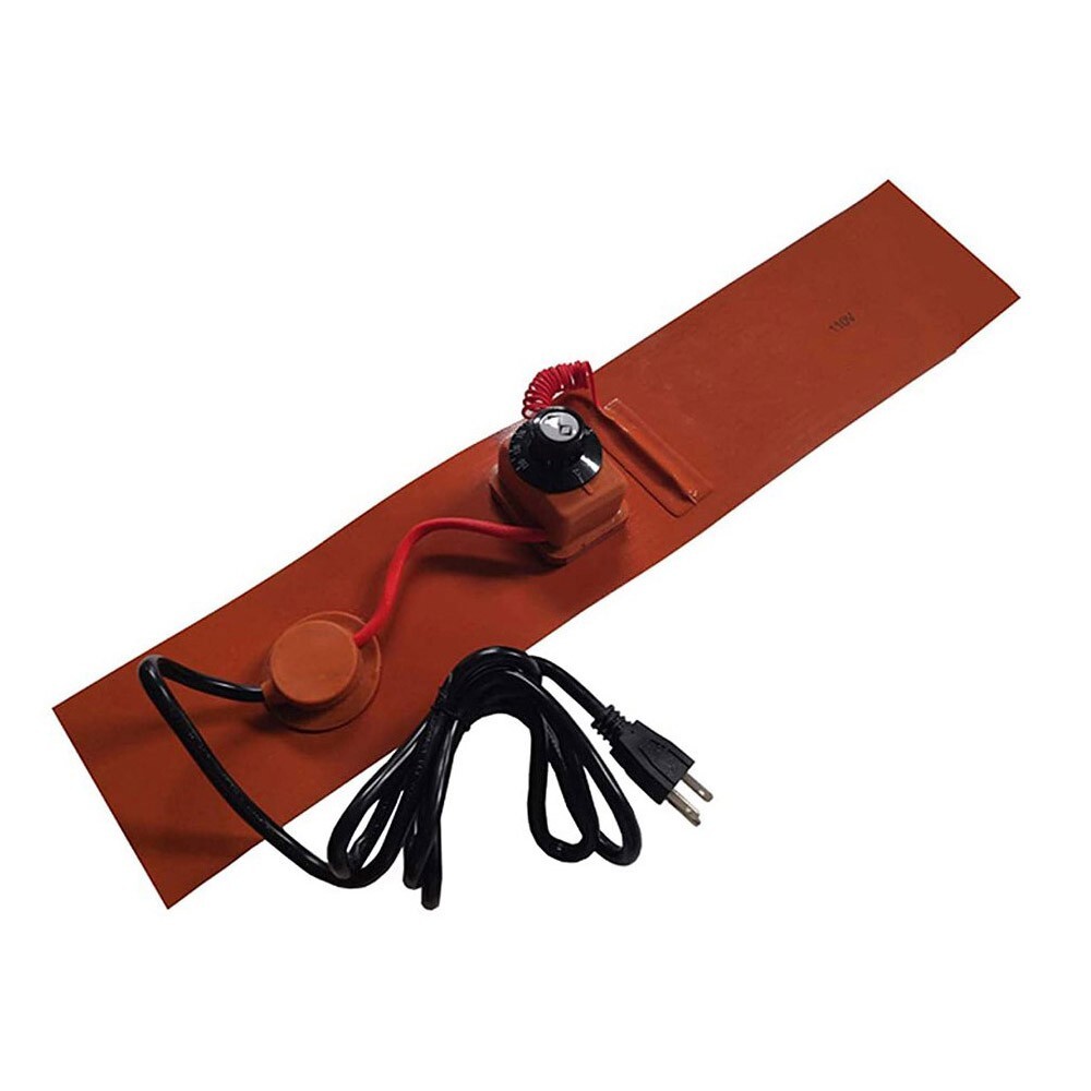 110V Oil Drum Heater Silicone Heating Blanket 1740*250*1.8mm Rubber Heater 2000W