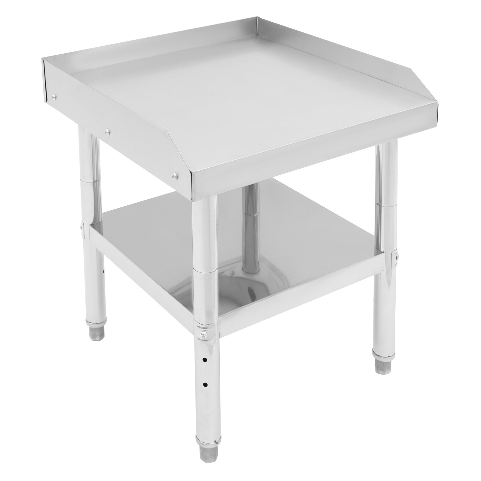 24" x 24" Stainless Steel Kitchen Work Table Commercial w/ Backsplash Kitchen