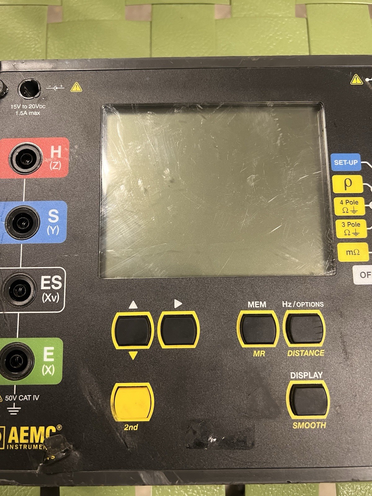 AEMC GROUND RESISTANCE TESTER 6470-B DOES NOT POWER ON