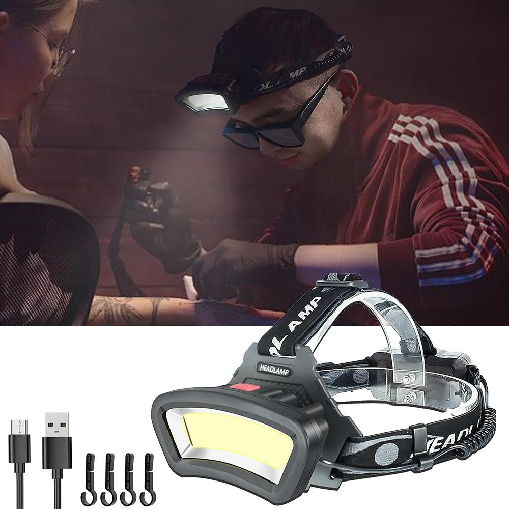 LED 990000LM Headlamp Rechargeable Headlight Head Torch Lamp Flashlight Camping