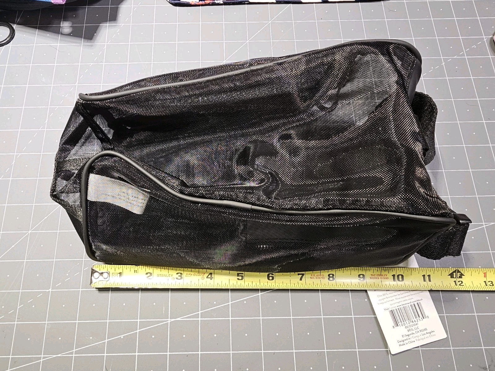 BEÍS Shower Kit Black Toiletry Travel Bag