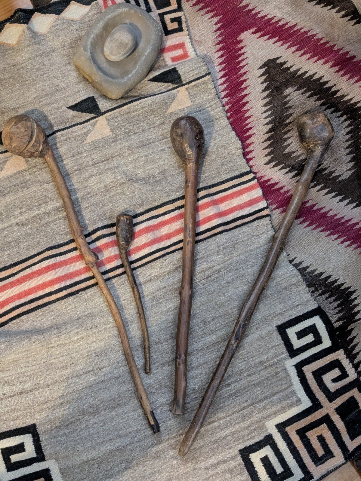 Native American 🔥 Eastern Woodland 🔥War Clubs 💥 Ball Root Burl 🤩 18th 19th C