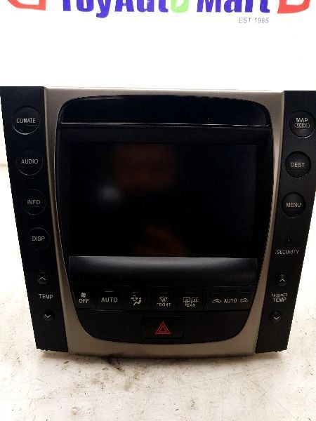 07 LEXUS GS450H INFO NAVIGATION DISPLAY SCREEN 2GRFSE 86111-30550