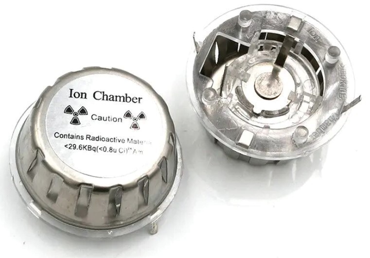 Am-241 ion chamber Alpha particle emitter for smoke detectors