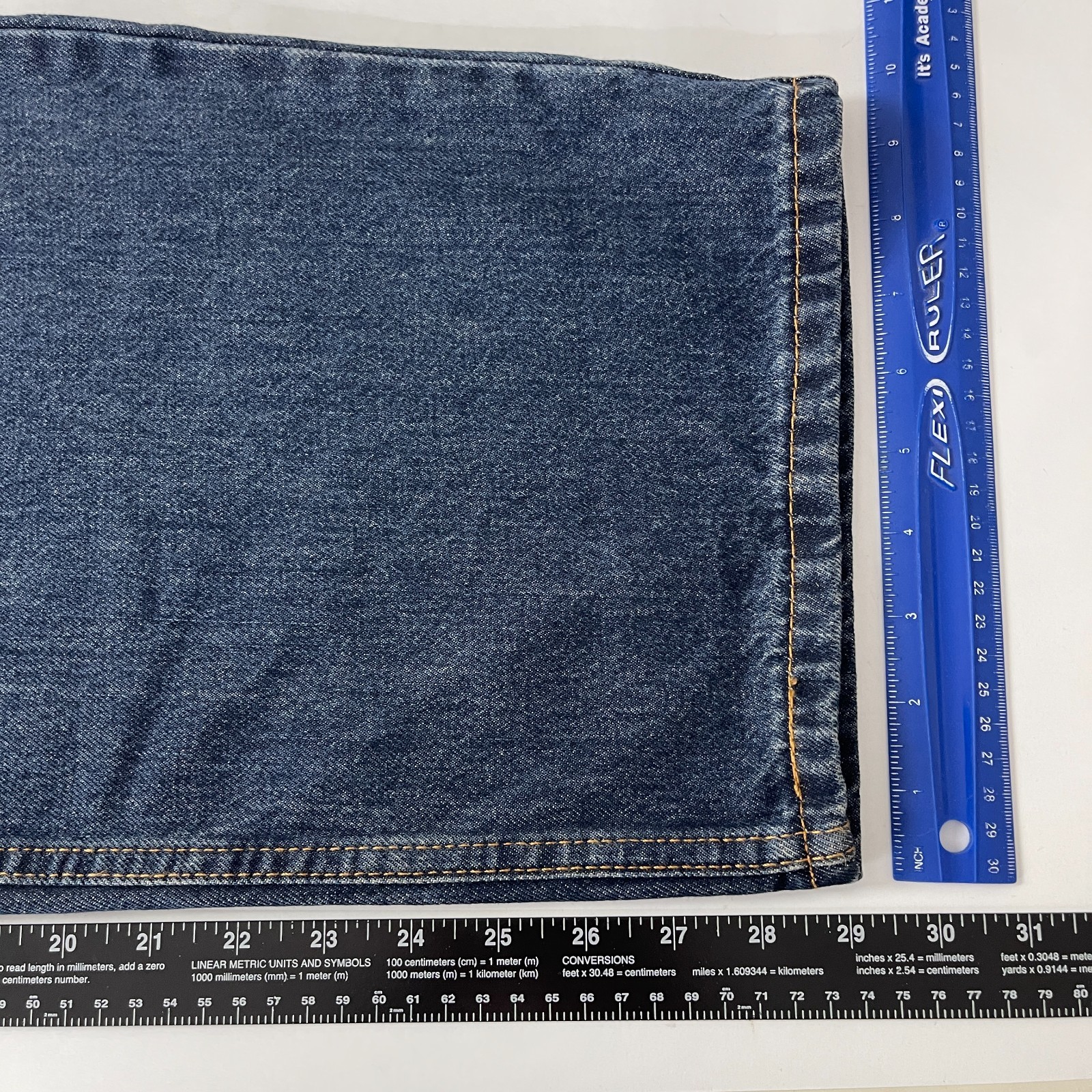 Levis Jeans Mens 36x30 Blue 578 Baggy Dark Wash Denim Y2K Skater Wide Leg NEW