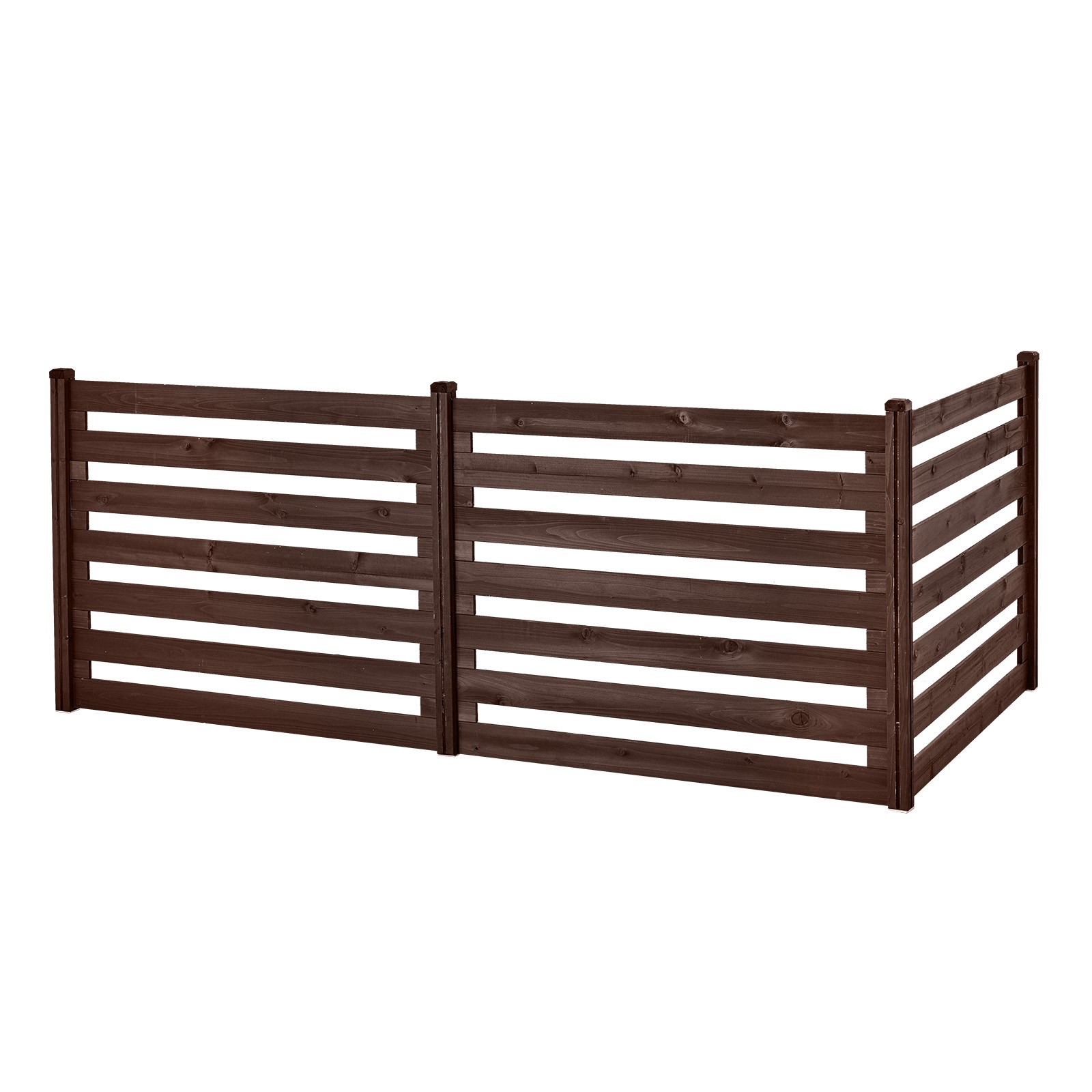 Uimoso 48" x 37" Air Conditioner Fence Privacy Fence with 3 Panels for Trash Can