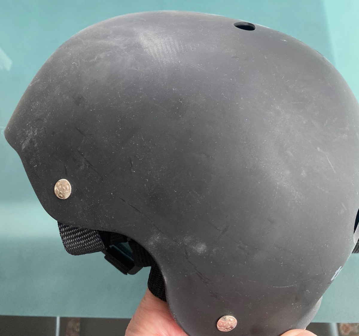 Preowned Triple Eight, Sweatsaver Liner, Skateboarding Helmet, Black, XL