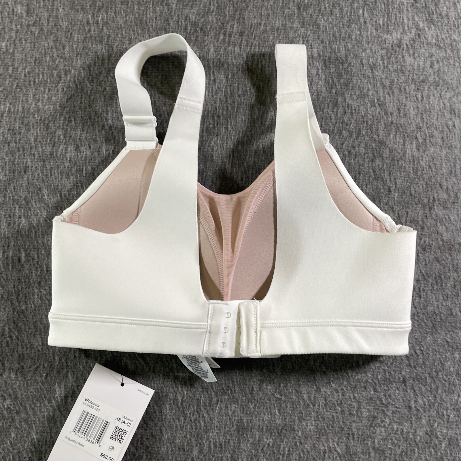 NEW! Nike XS (A-C) Women's Alpha High Support Sports/Yoga Bra-White DD0430-100