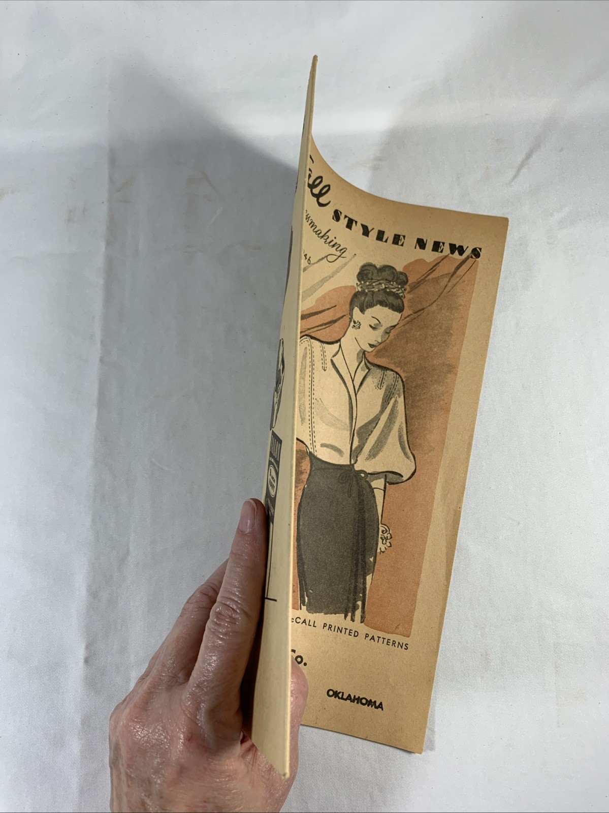 Vintage~ McCALL~ Style News ~Home Dressmaking~ July 1946