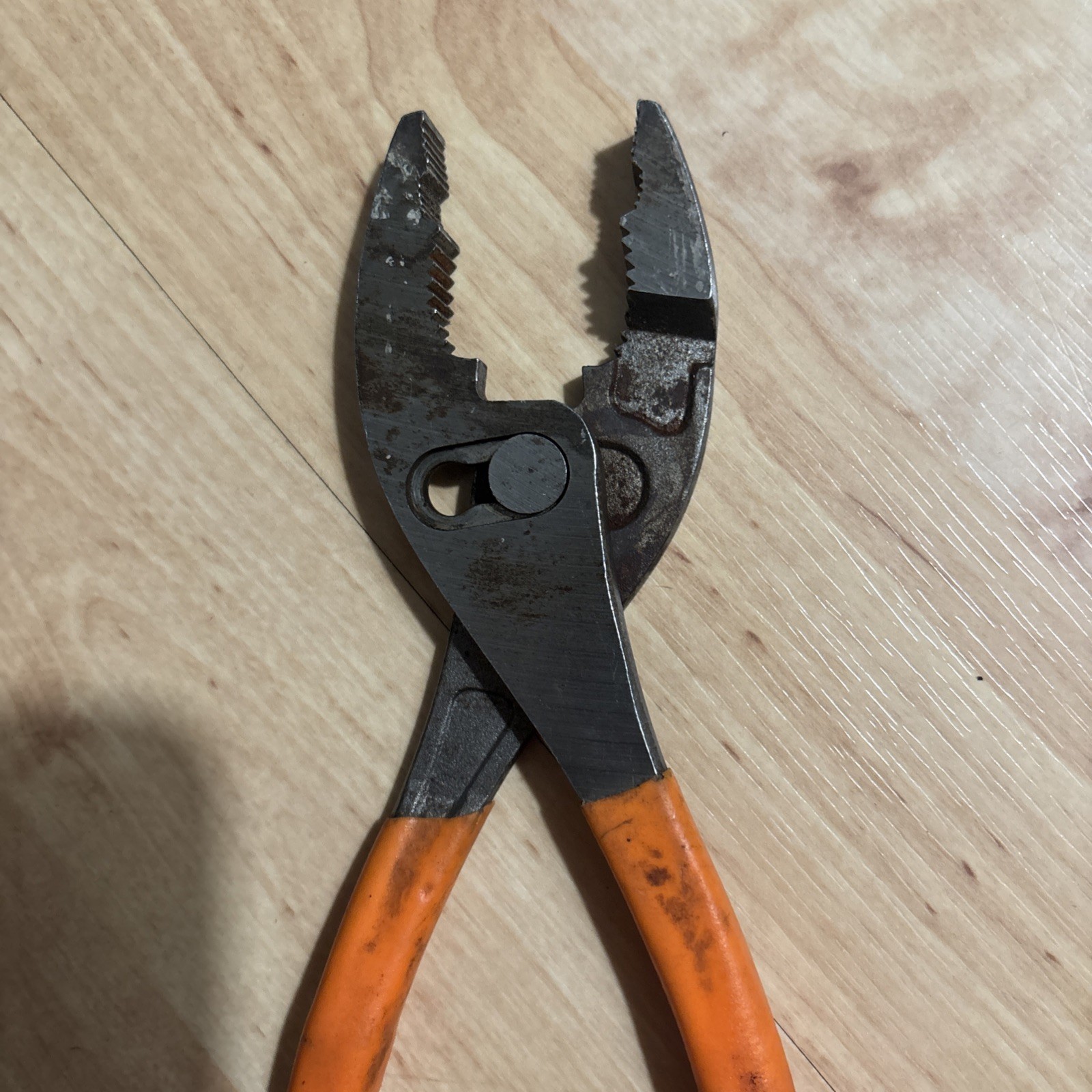 Craftsman 45379 Slip Joint Pliers Neon Orange Hi Viz 8" USA