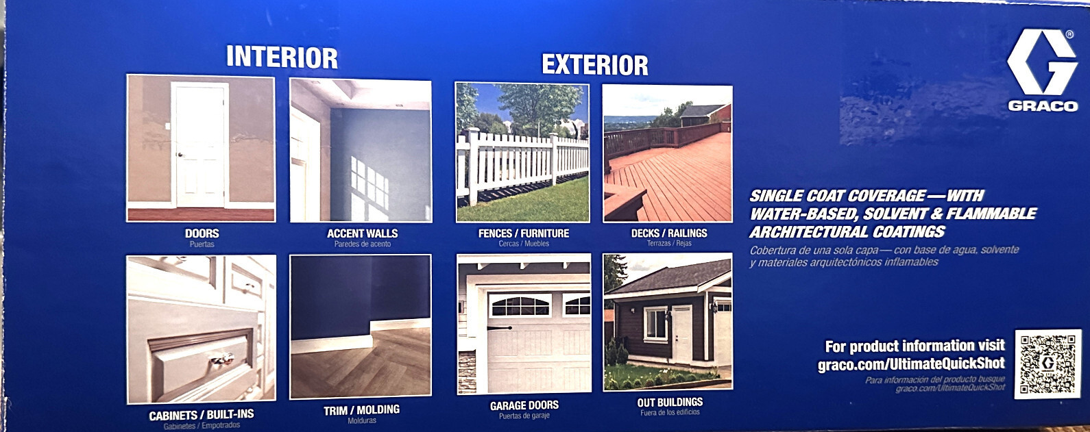 GRACO 826308 Ultimate QuickShot 20V Portable Airless Sprayer USA (NEW)