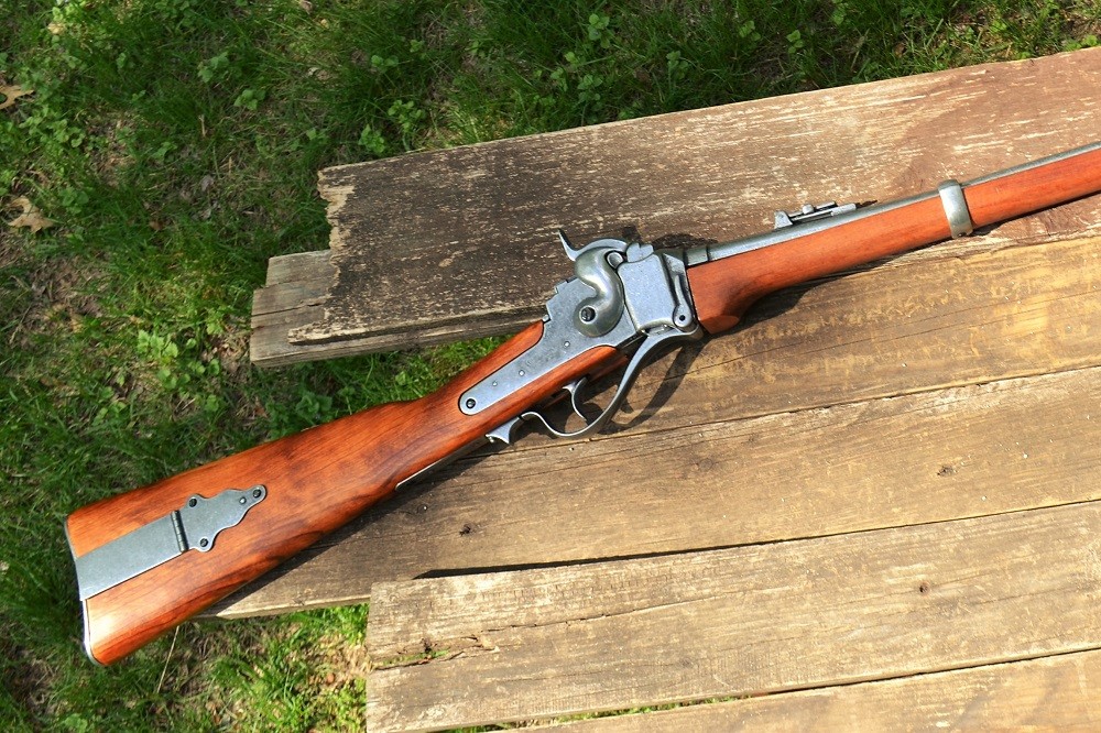 Sharps 1859 Military Civil War Rifle - Old West - Union Cavalry - Denix Replica