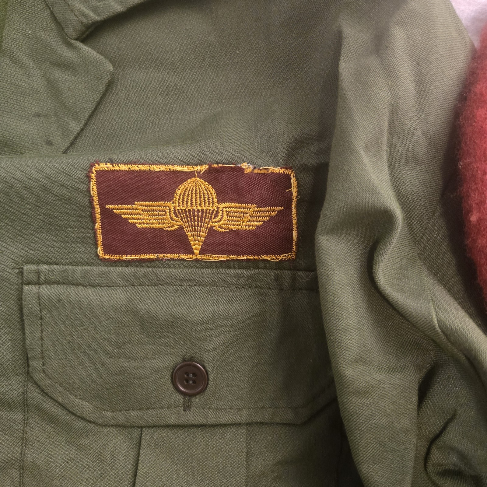 Original Desert Storm Iraqi Republican Guard Paratrooper Uniform
