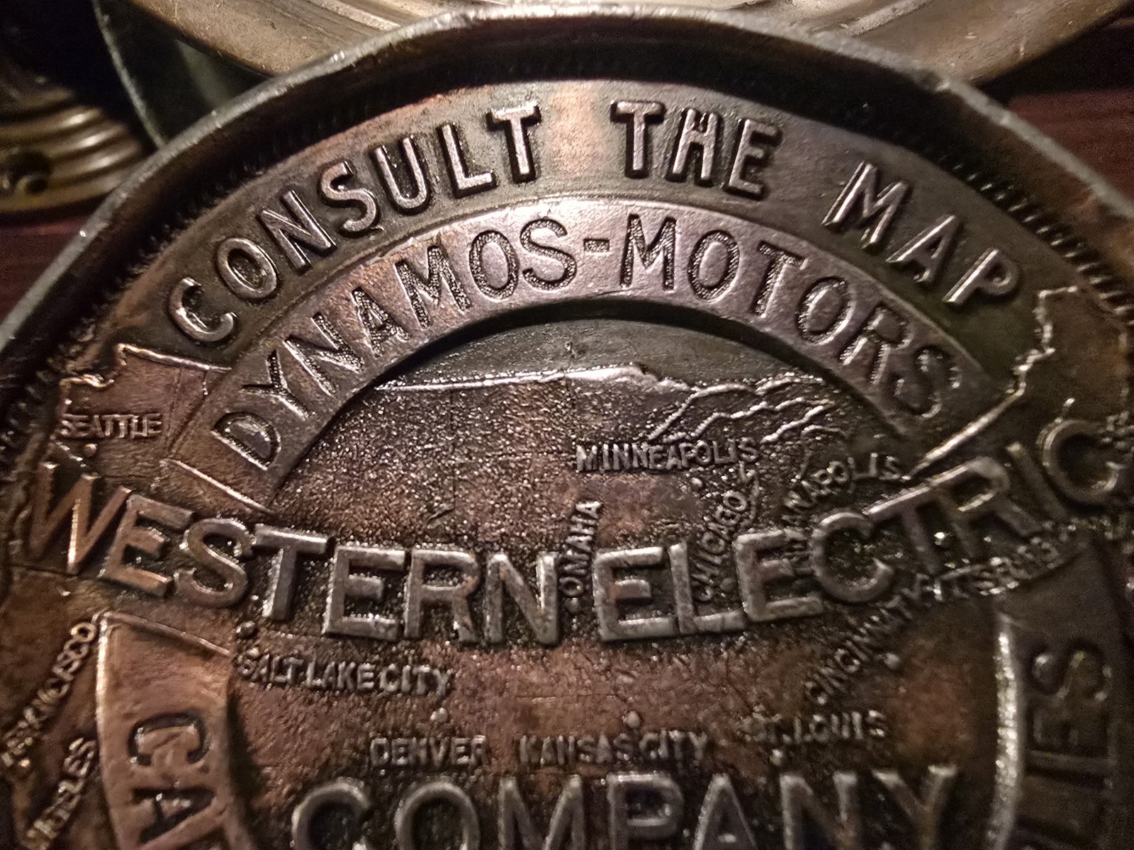 S.D. CHILD'S Chicago Antique Western Electric Company Dynamo Advertising