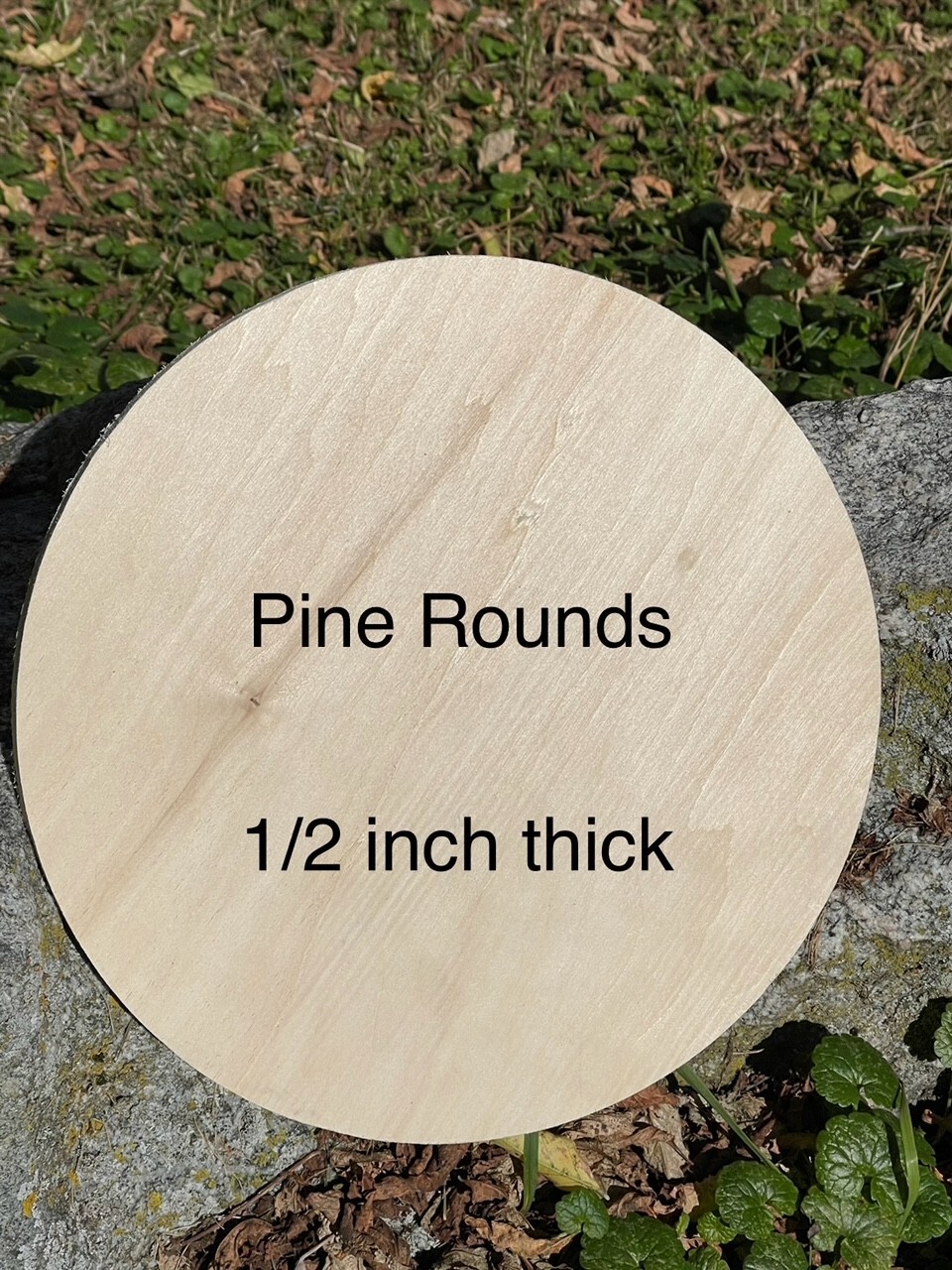 Unfinished Any Size Up To 40” CNC Cut Pine Wood Circle