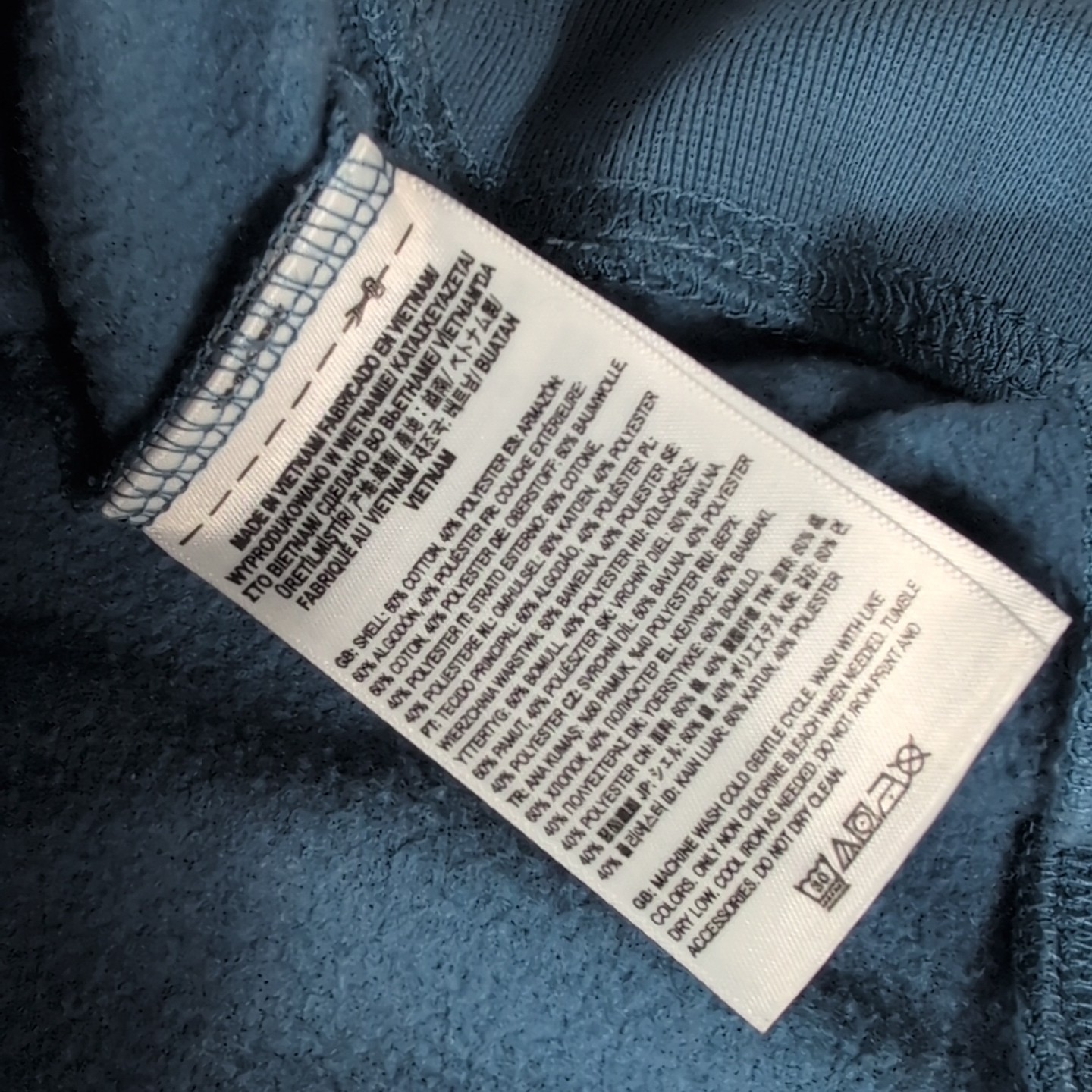 Vans Off The Wall Crew Neck Sweater Baby Blue Unisex - Small