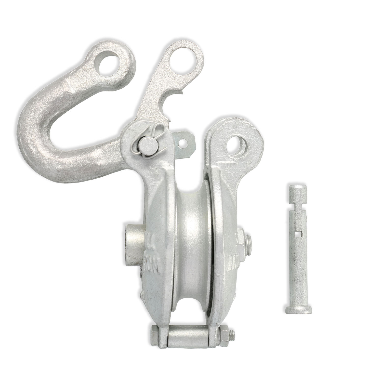 1.5 Ton 3-Inch Snatch Block Yarding Pulley for 1/4 Cable