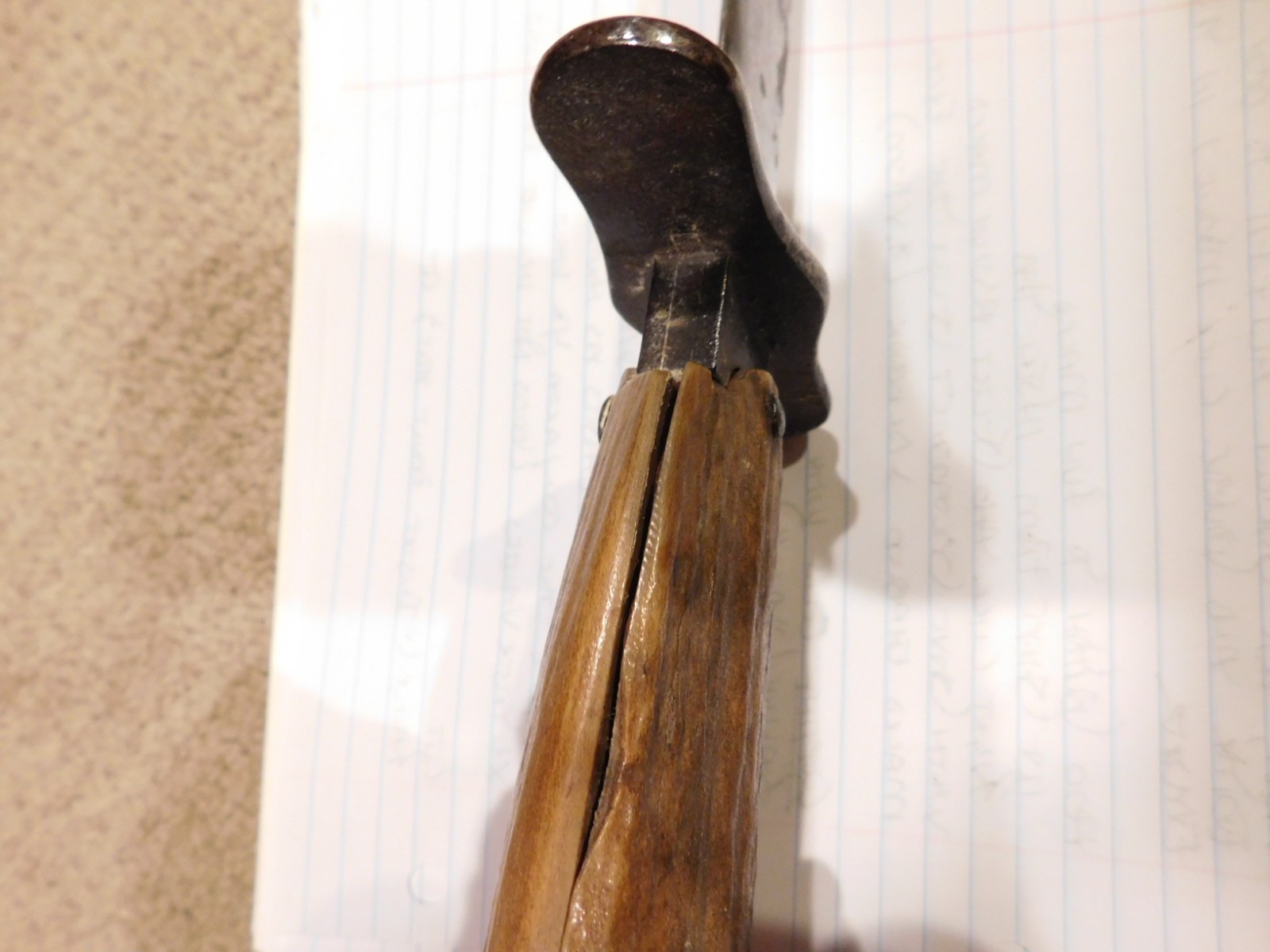 WWI U.S. Army Bolo Knife M-1910 Marked SA Springfield Armory US 1913